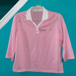 Imperial sports pink 3/4 sleeves shirt